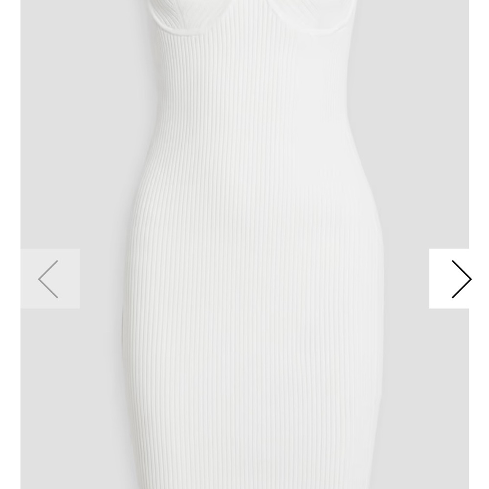 Helmut Lang Ribbed Bodycon Dress